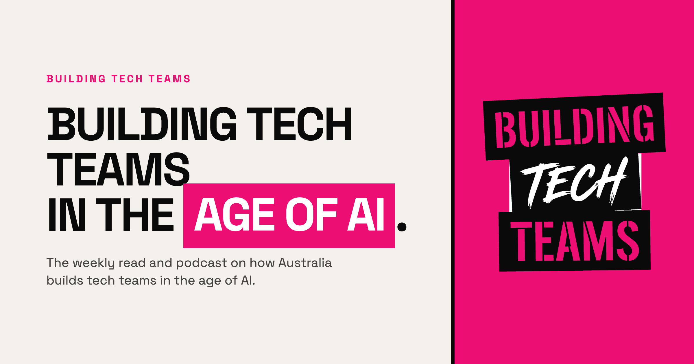 Building Tech Teams. How Australia hires, builds, and leads tech teams ...